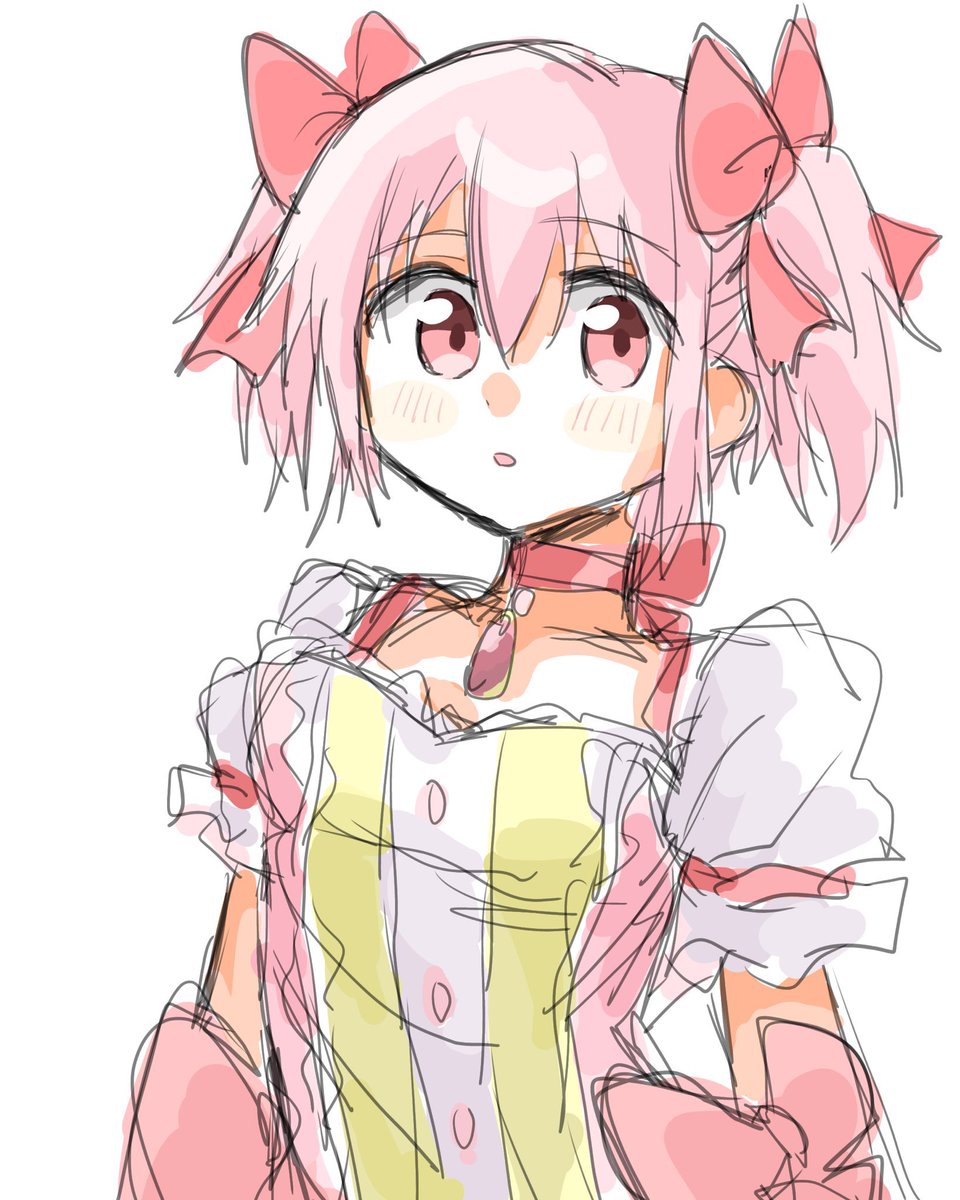 Dryk_56's tweet image. 落書きしていたピンク