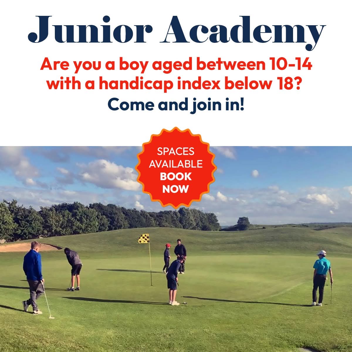 Kent Golf (@kent_golf_) on Twitter photo Are you a boy aged between 10-14 with a handicap index below 18?
If the answer is yes, then come and join in! We have spaces available in our Saturday sessions at <a href="/Pedhamplace/">Pedham Place</a>.
Find out more about the U14 Boys Academy & register now 👉 kentgolf.org/pedham-place-j…
#Golf #KentGolf Are you a boy aged between 10-14 with a handicap index below 18?
If the answer is yes, then come and join in! We have spaces available in our Saturday sessions at <a href="/Pedhamplace/">Pedham Place</a>.
Find out more about the U14 Boys Academy & register now 👉 kentgolf.org/pedham-place-j…
#Golf #KentGolf