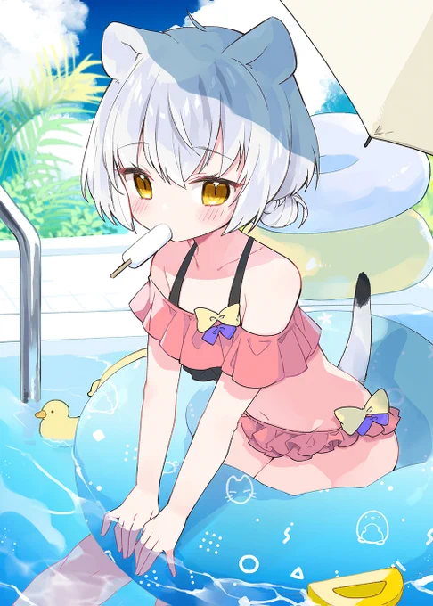 あついでしゅ……なにもしたくないでしゅ……