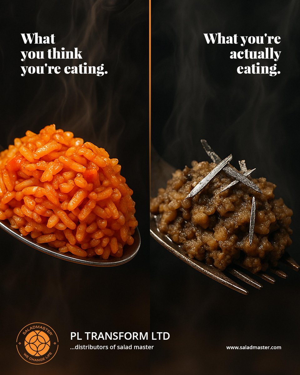 pl_transform's tweet image. When you cook, the chemicals and metals from your pot detach and mix with your food.

Over time, this damages your liver and other vital organs.

You have a chance to do better now

Saladmaster is better.

#preservenutrition #cookingredefined #saladmastermagic