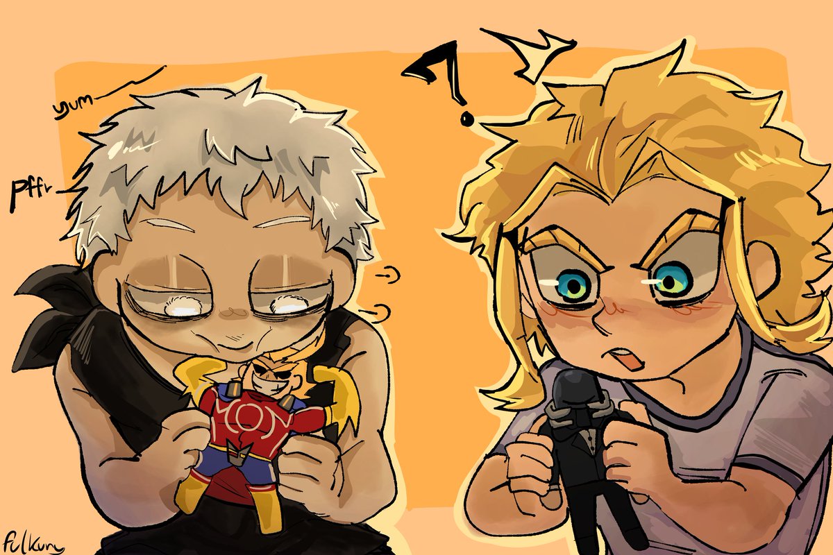fulkuny's tweet image. TWO KIDS!
#MHA #myheroacdemia #mhafanart 
#Allmight #Toshinoriyagi #zenshigaraki #afo  
( #afomight ? )