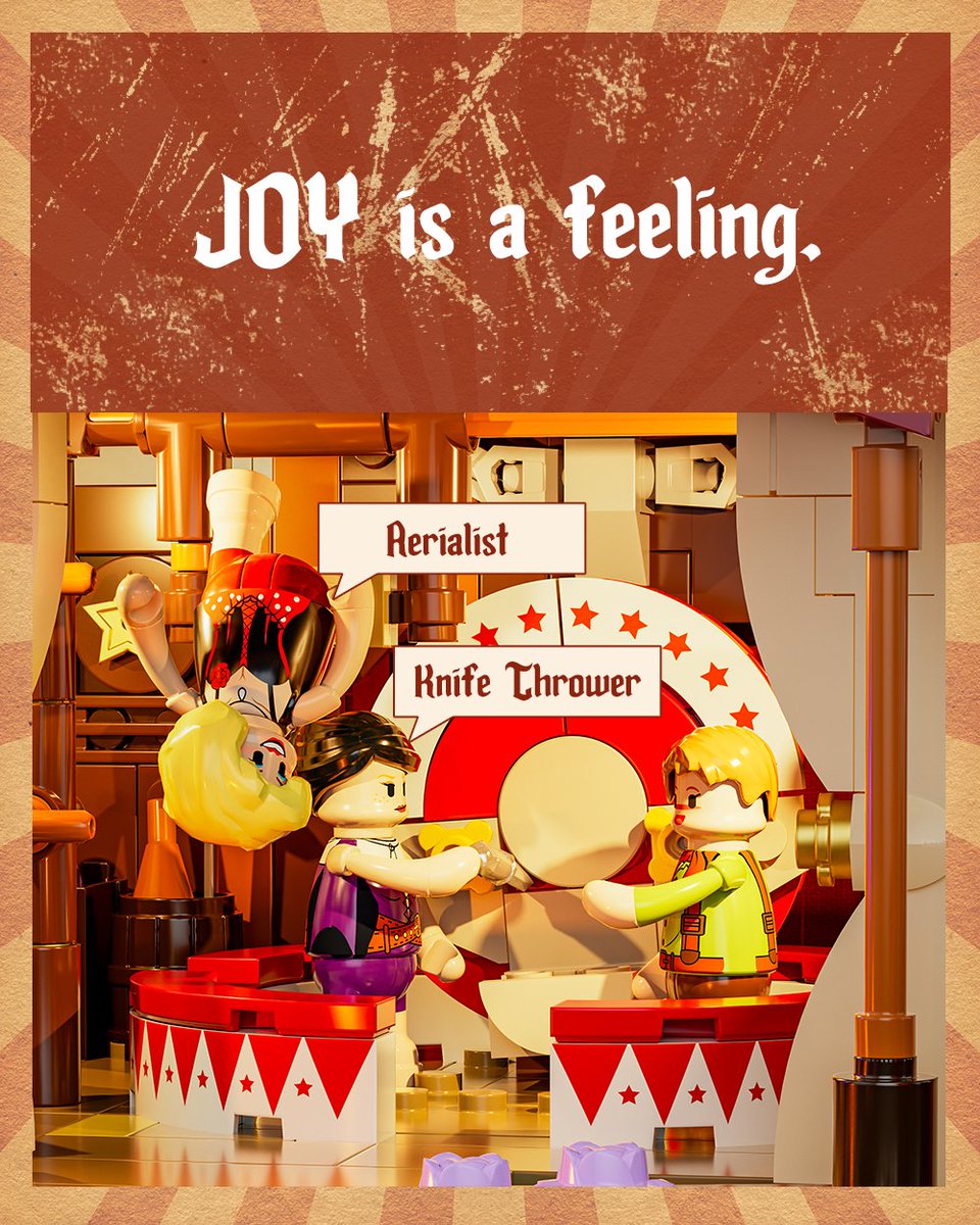 LUMIBRICKS_REAL's tweet image. ✨ Where to find joy?
It’s right here, under the lights of the Traveling Circus in the Old West.
Clowns, cowboys, and daring performers await
🎭 Joy is in the Traveling Circus.
#LumiBricks #FunWhole #Bricks #ToyBlocks #Lights #Toys #BuildingBlocks #MOC #AFOL #theoldwest
