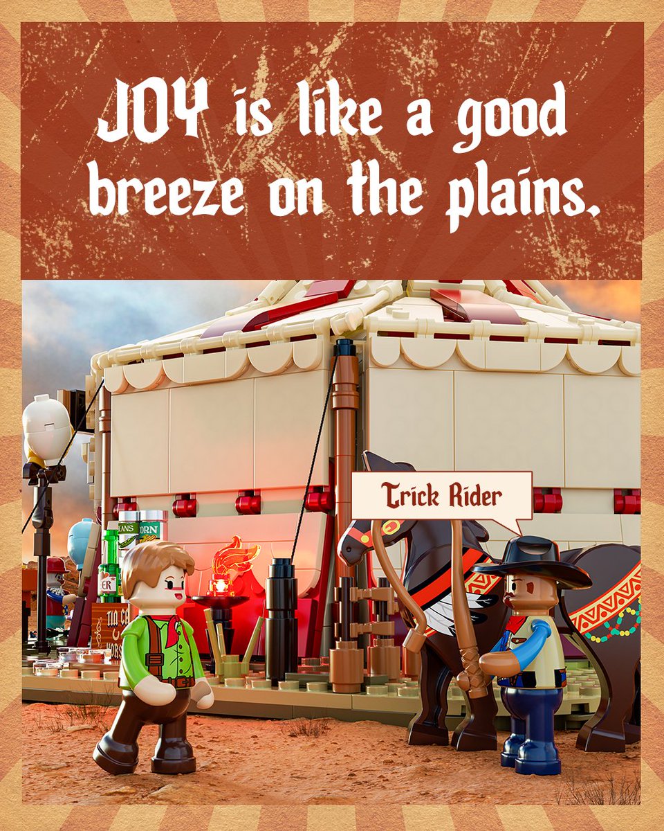 LUMIBRICKS_REAL's tweet image. ✨ Where to find joy?
It’s right here, under the lights of the Traveling Circus in the Old West.
Clowns, cowboys, and daring performers await
🎭 Joy is in the Traveling Circus.
#LumiBricks #FunWhole #Bricks #ToyBlocks #Lights #Toys #BuildingBlocks #MOC #AFOL #theoldwest