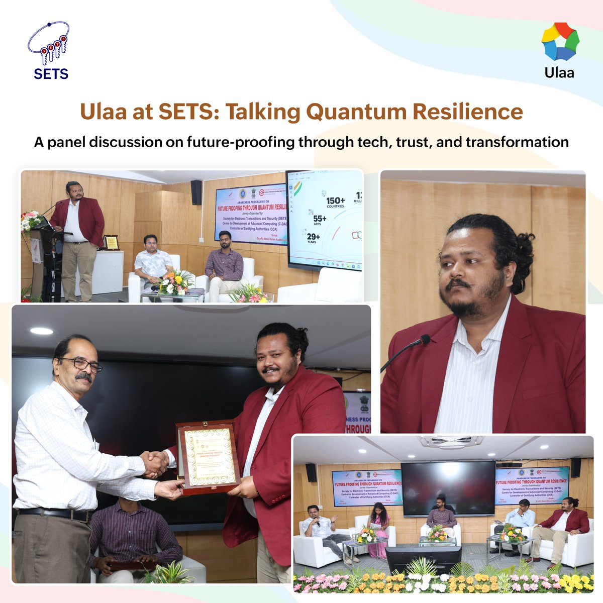 Ulaa Browser (@ulaabrowser) on Twitter photo As part of the Technology Session at #SETS Chennai, <a href="/mrsudiptadeb/">sudipta deb</a> , Product Manager at #Ulaa, joined industry experts for a panel discussion on strategies for a secure transition to Post-Quantum Computing. As part of the Technology Session at #SETS Chennai, <a href="/mrsudiptadeb/">sudipta deb</a> , Product Manager at #Ulaa, joined industry experts for a panel discussion on strategies for a secure transition to Post-Quantum Computing.