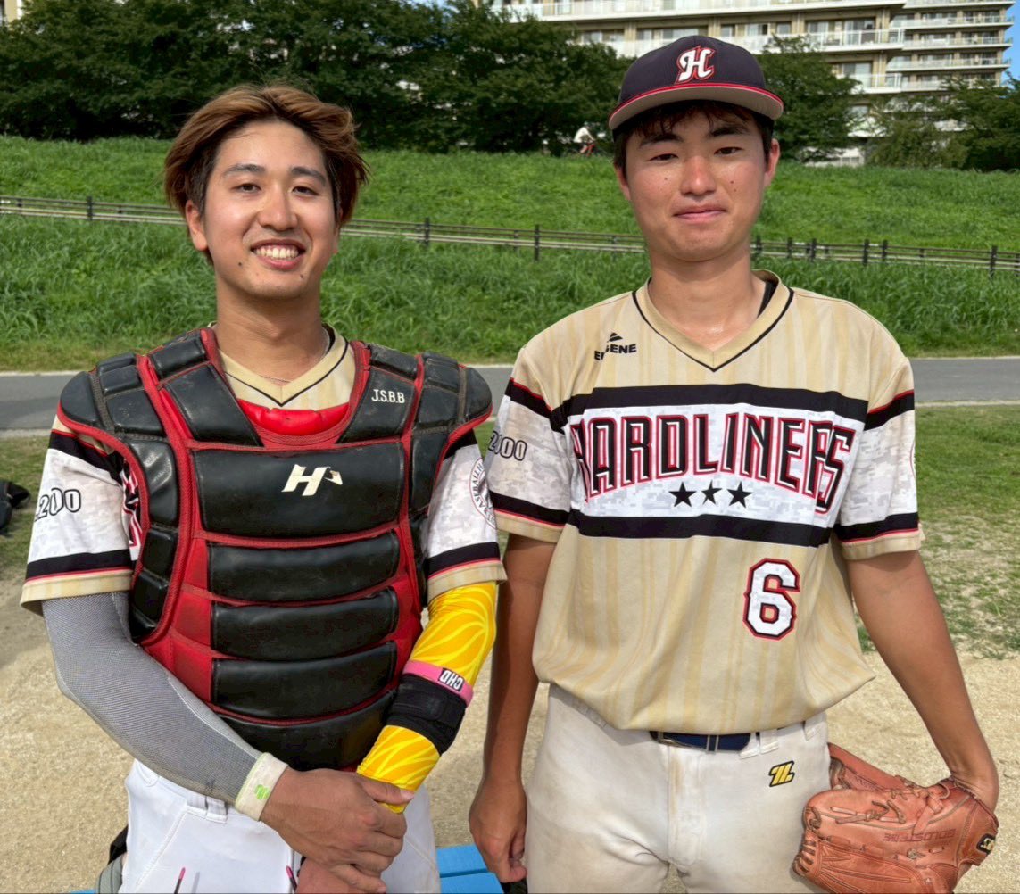 【7/19（土）今週のヒーロー】
土曜1部（後期）
chain bonds 対 ハードライナーズ
2-0でハードライナーズの勝利✨

#2 石山選手
丸山投手の援護弾となったホームランを放つ🌈

#6 丸山投手
6回を被安打2に抑える好投💪

cube-league34.com/?sp_event=9958
