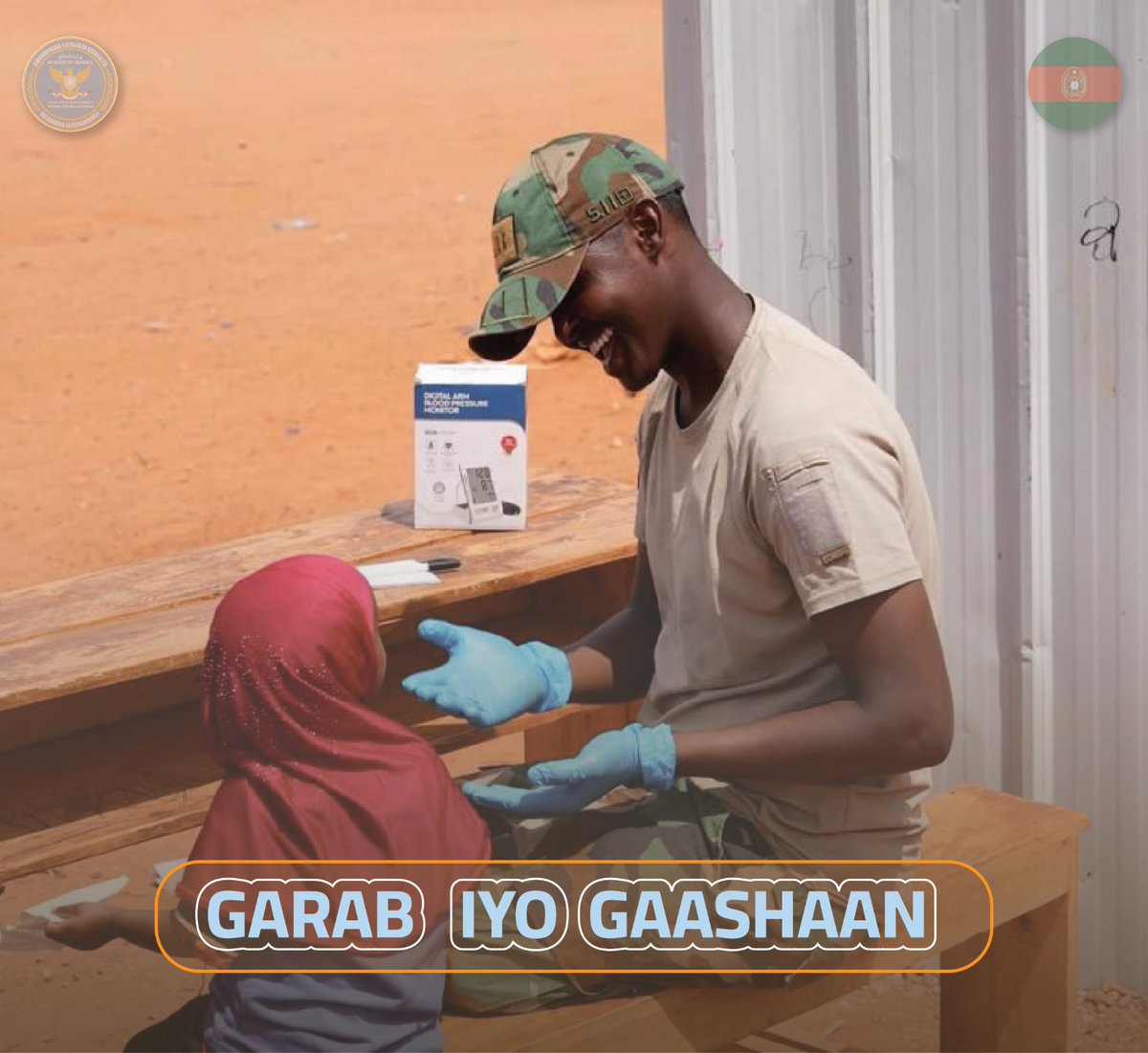MoDSomaliya's tweet image. Ciidan Xooga Dalku waa Garab iyo Gaashaan. Waana Difaacaha Dalka iyo Daryeelaha Bulshada.