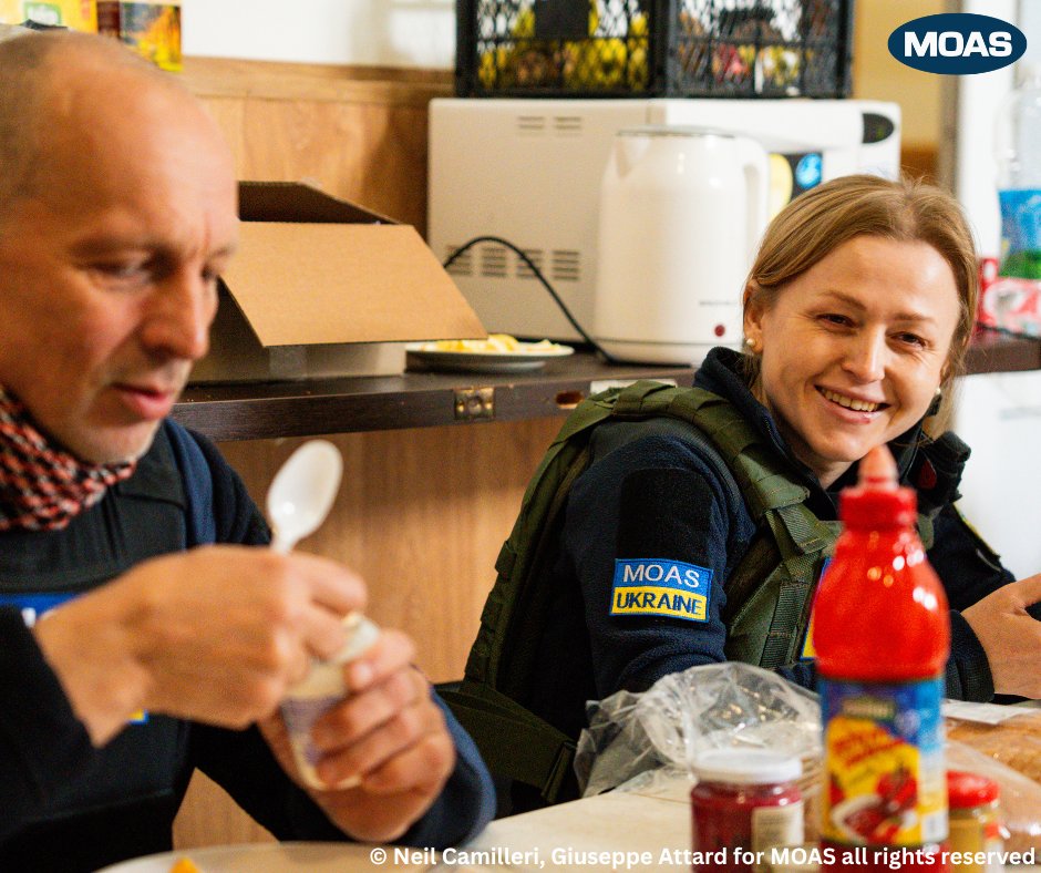 In #Ukraine, between MOAS evacuations, there’s regular life.
This is Inna, anaesthesiologist, team leader, and steady force on the frontlines. For most of the day, Inna and her team are on the move, stabilising the critically wounded, racing through danger, making split-second