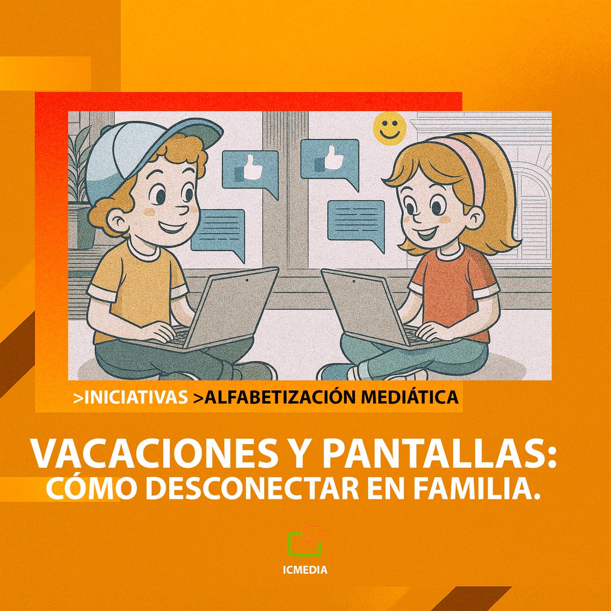 ¿Cómo equilibrar pantallas y ocio en las vacaciones familiares? Fija normas claras, ofrece planes alternativos, muestra interés por lo que hacen online y predica con el ejemplo. Además de los consejos elementales, conoce por qué aburrirse también es sano: icmedianet.org/vacaciones-y-p…