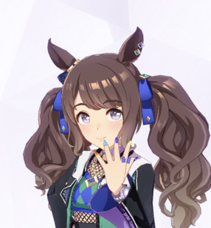 chmodax's tweet image. おジョダと同じ、ネイルが指ごとにカラーチェンジしてる〰️❕💅🏻✨
ぎゃる、ゆるふわ巻髪ツインテール、まつ毛バチバチ、タレ目ぽ丸目、ふむ……