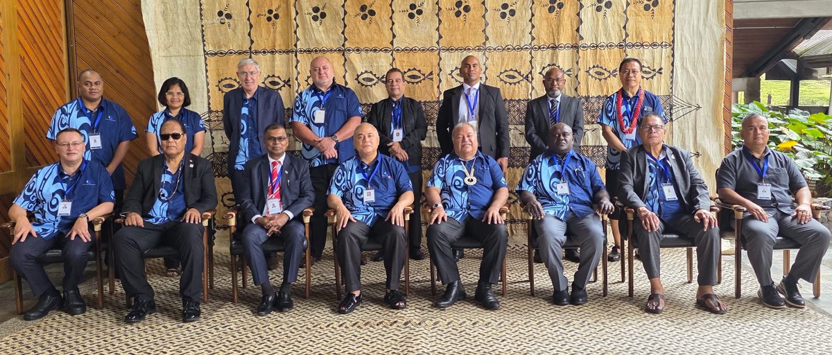 ForumSEC's tweet image. Forum Economic and Finance Ministers convened at the Pacific Islands Forum Secretariat for the Forum Economic Ministers Meeting (FEMM) today.
The meeting which concludes on 23 July is chaired by the Prime Minister of Tonga and Minister of Finance, Hon Dr 'Aisake Eke on the theme…