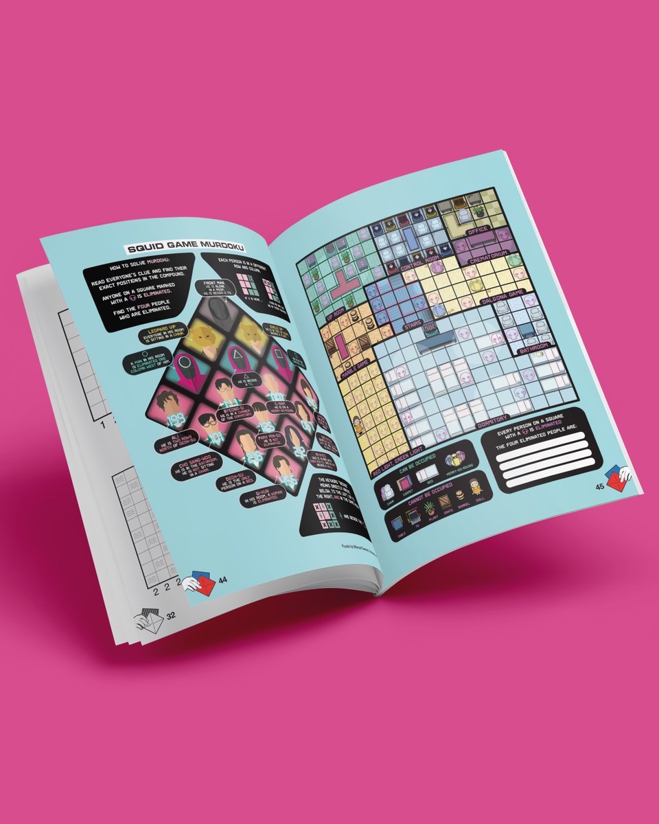 QuercusBooks's tweet image. ARE YOU READY TO JOIN THE GAME?
Test your wits against puzzles inspired by Red Light Green Light, Tug of War, Glass Bridge, Sugar Honeycombs, and so many others!
The official puzzle book based on the Netflix show is the perfect gift for Squid Game fans: brnw.ch/21wUkgH