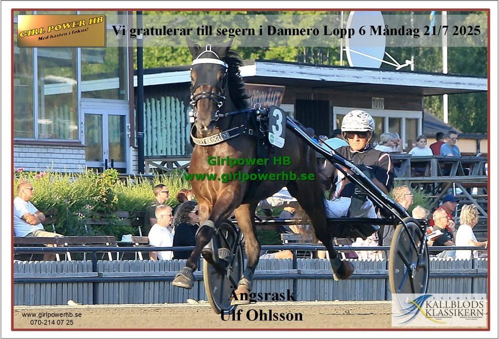 Robert Skoglund har två hästar klara för final i Svenskt Kallblodskriterium på Dannero 3 augusti! 🌟

Ängsrask ledde varje meter i sitt försök och vann enkelt – med krafter kvar enligt Ulf Ohlsson. Hu Så Hemskt spurtade in som fyra i det andra försöket efter en fin avslutning.