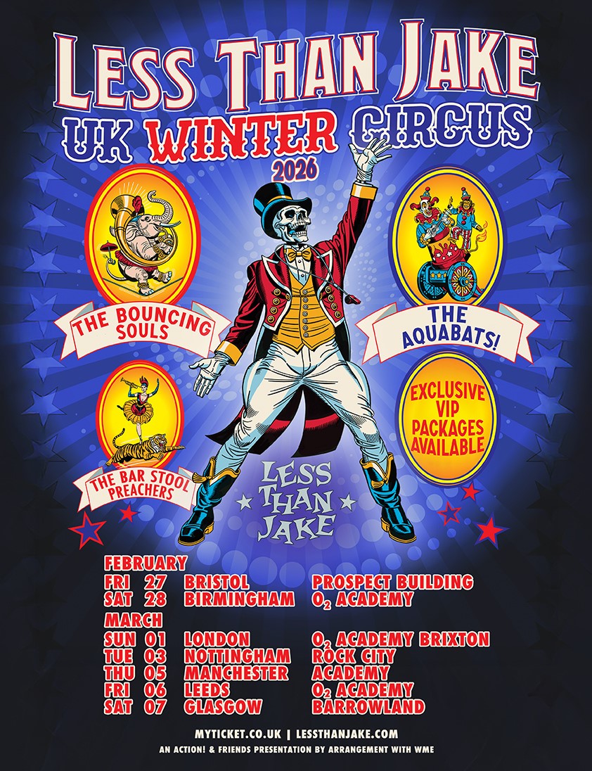 RecCollMag's tweet image. A UK tour by #LessThanJake runs 27 Feb.- 7 March 2026.