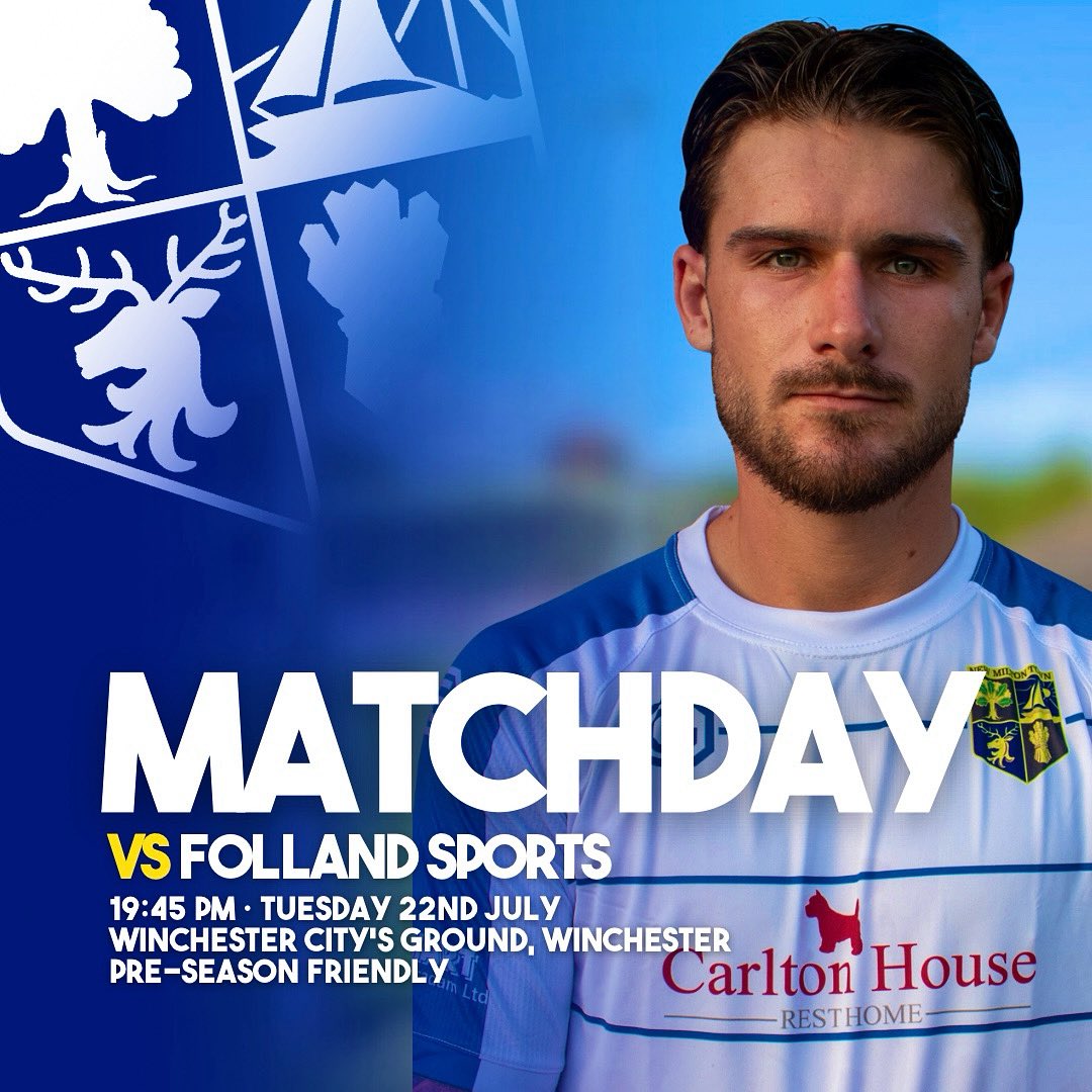 Tuesday night football incoming…

🆚 <a href="/FollandSportsFC/">Folland Sports F.C.</a> 
🏠 Winchester City’s Ground
⏰ 19:45 KO

#PreSeasonBrickies