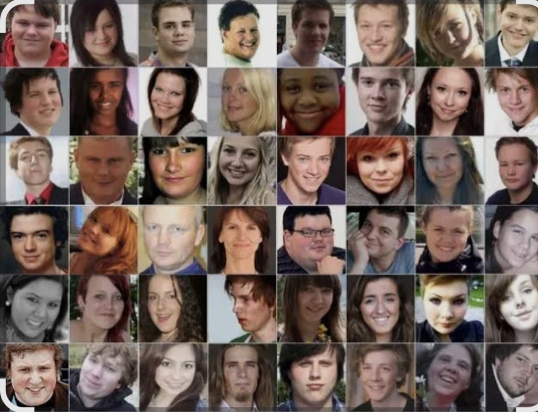 uaf's tweet image. Love to family & friends of all killed by a nazi in Oslo & Utoya, 14 years ago #OTD.
The murderer was an admirer of the English Defence League led by 'Tommy Robinson'...
@AntiRacismDay @Searchlight_mag