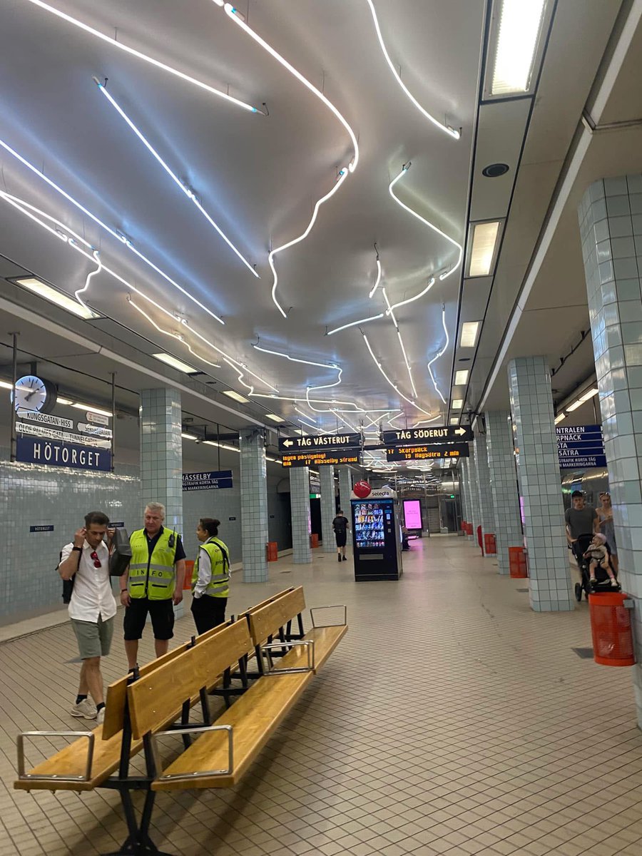 Hötorget Metro Station, 🇸🇪 Stockholm.