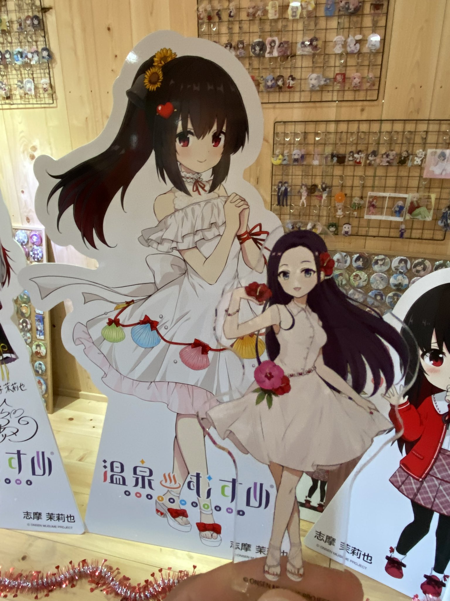 温泉むすめ　志摩茉莉也　しまりあちゃん　タオル　アクスタ　生誕 私しまりあちゃん、今あなたの後ろにいるの……温泉むすめ「志摩