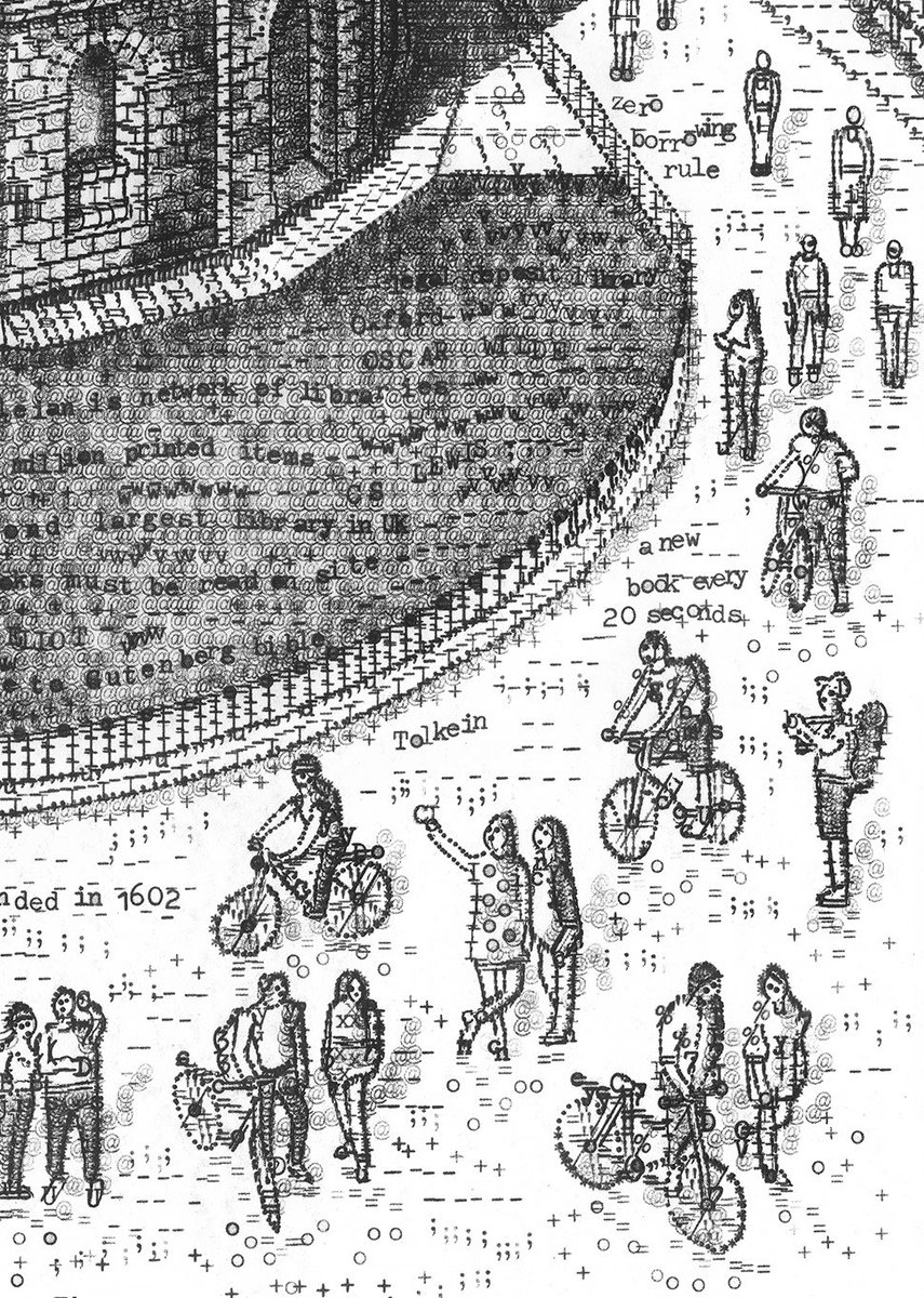 jjcook9628's tweet image. A sneaky peek of my typewriter art of a very cool project I’ve been working on for a beautiful UK landmark…more details coming soon!