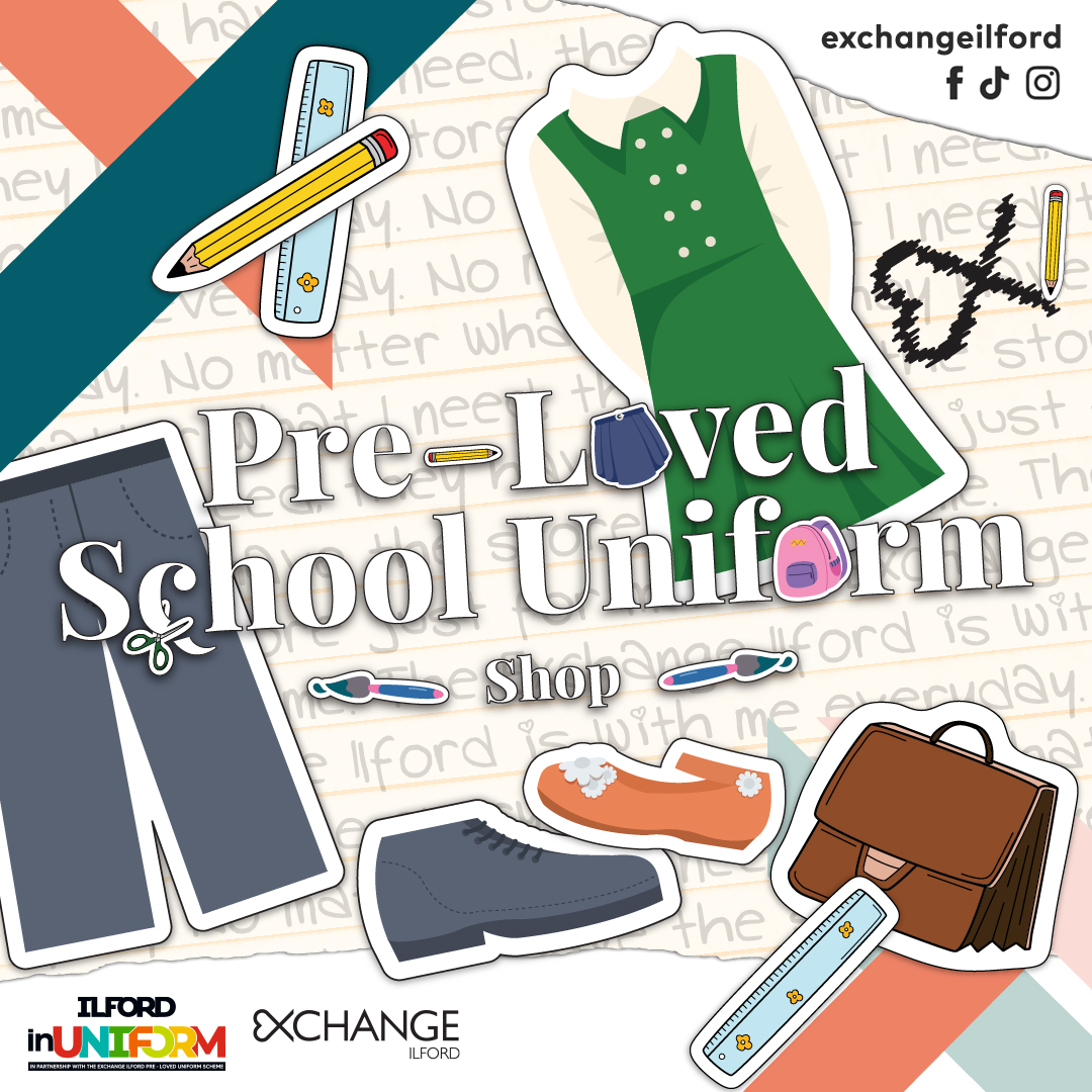 IlfordBID's tweet image. Visit our the @ExchangeIlford Pre-Loved School Uniform Shop - doors open at 11am! 🎒🚸 Got outgrown or unused school wear? Help keep the circle going by donating it to Exchange Ilford’s newly renovated Donation Station on Level 2
Exchange Ilford is proud to be partnering with an…