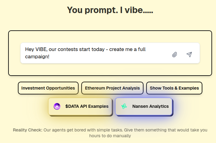 VIBEaiRforce's tweet image. NEW VIBE AI CONTEST #4 ALERT
Introducing the VIBE AI Smart Money Challenge
Follow the whales, find the alpha! Use VIBE AI's Nansen integration to track Smart Money wallets and discover hidden gems before they pump!
🏆 $100 in ETH up for grabs! Contest runs for ONE WEEK only!…