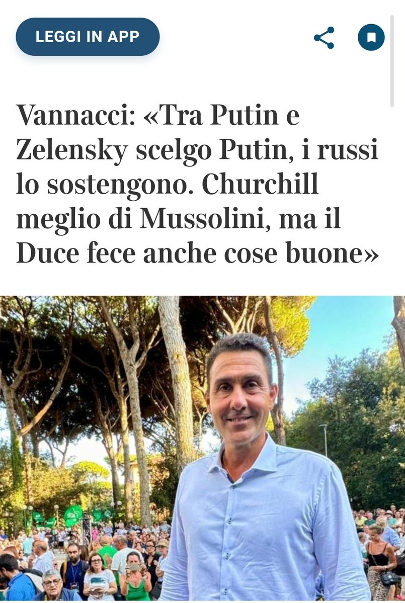 Qua_Agatha's tweet image. #Vannacci
Da zero a dieci... ma quanto è furbo secondo voi?
Periodicamente butta lì qualche frase ad effetto e poi beato guarda "l'effetto che fa"...
Spinge sulle tifoserie...
e di brutto
#propaganda