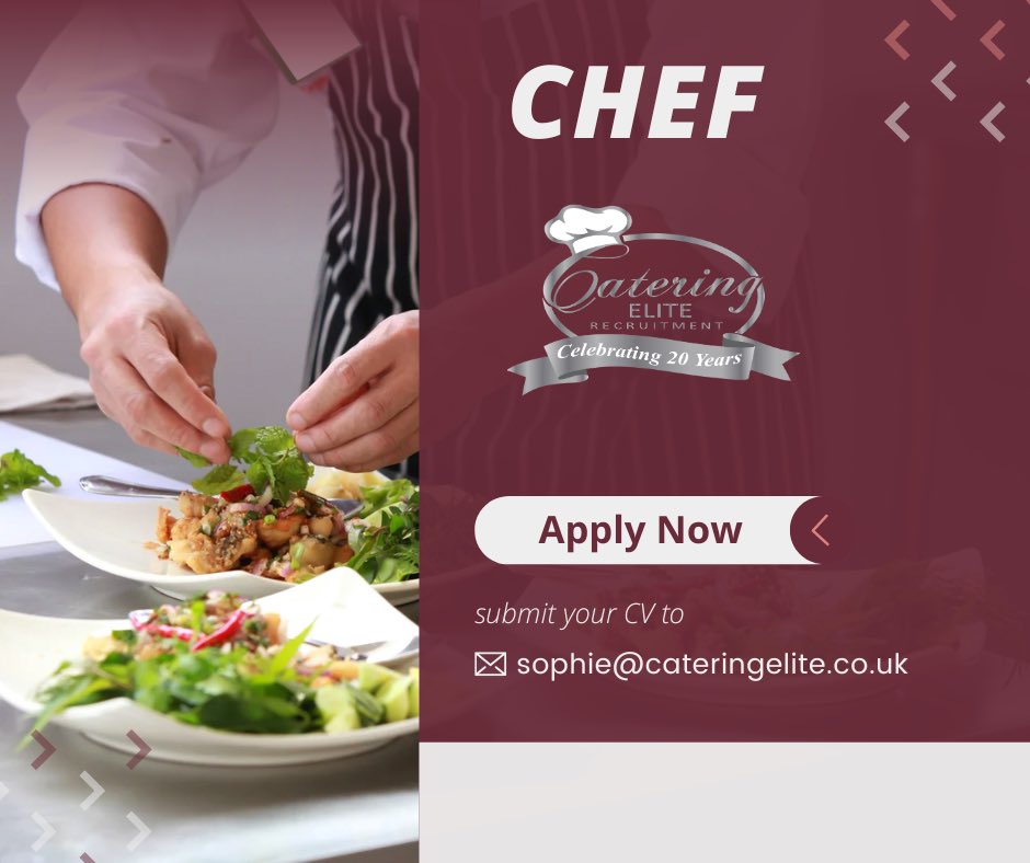 🔥 We’re Hiring Relief Chefs! 🔥
Are you a skilled chef with at least 2 years of experience looking for flexibility, great pay, and the chance to work with a passionate, supportive team?

💥 Join Catering Elite – proudly placing chefs in top kitchens for over 20 years!

📍We’re