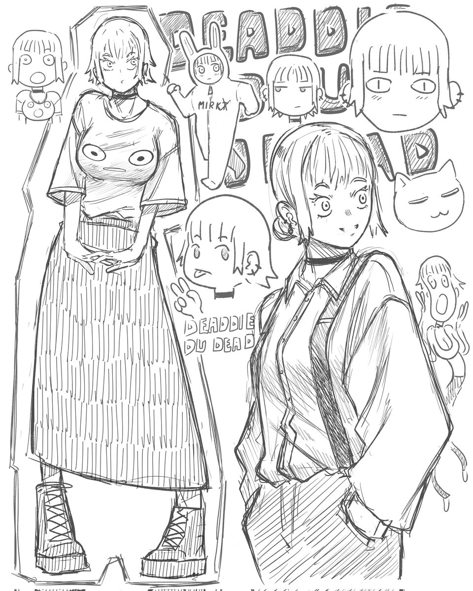 aruunas_art's tweet image. Some sketches of Alissa