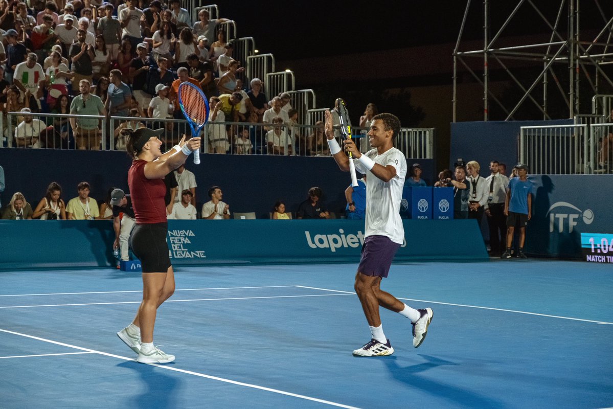 felixtennis's tweet image. When Canada is involved great things can happen 😉🙌🏽🇨🇦 Proud to represent and bring home the win with Bianca 🏆
Thank you @hopmancup and Bari for a great week ❤️🙏🏽