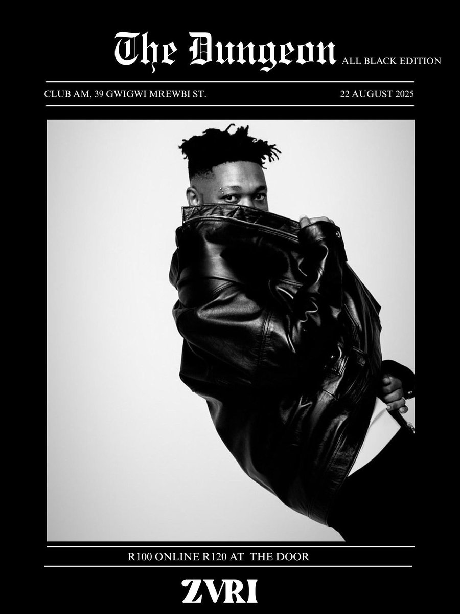 Expect a night filled with nothing but beats, love and lots of Isqinisi 🔥

Tickets are running out, be sure to get yours. 

howler.co.za/deedungeon