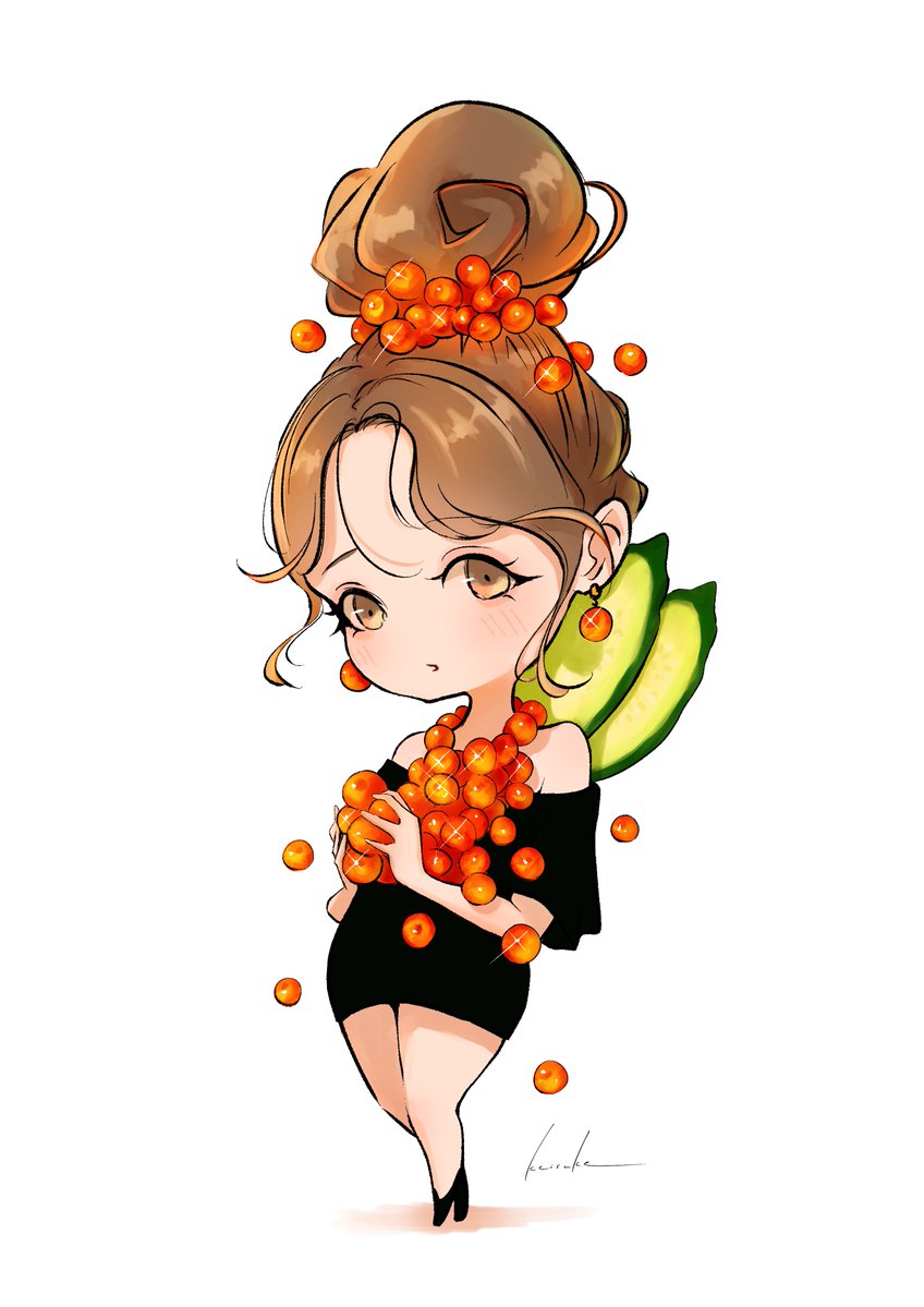 ksk_illust's tweet image. いくら嬢✨