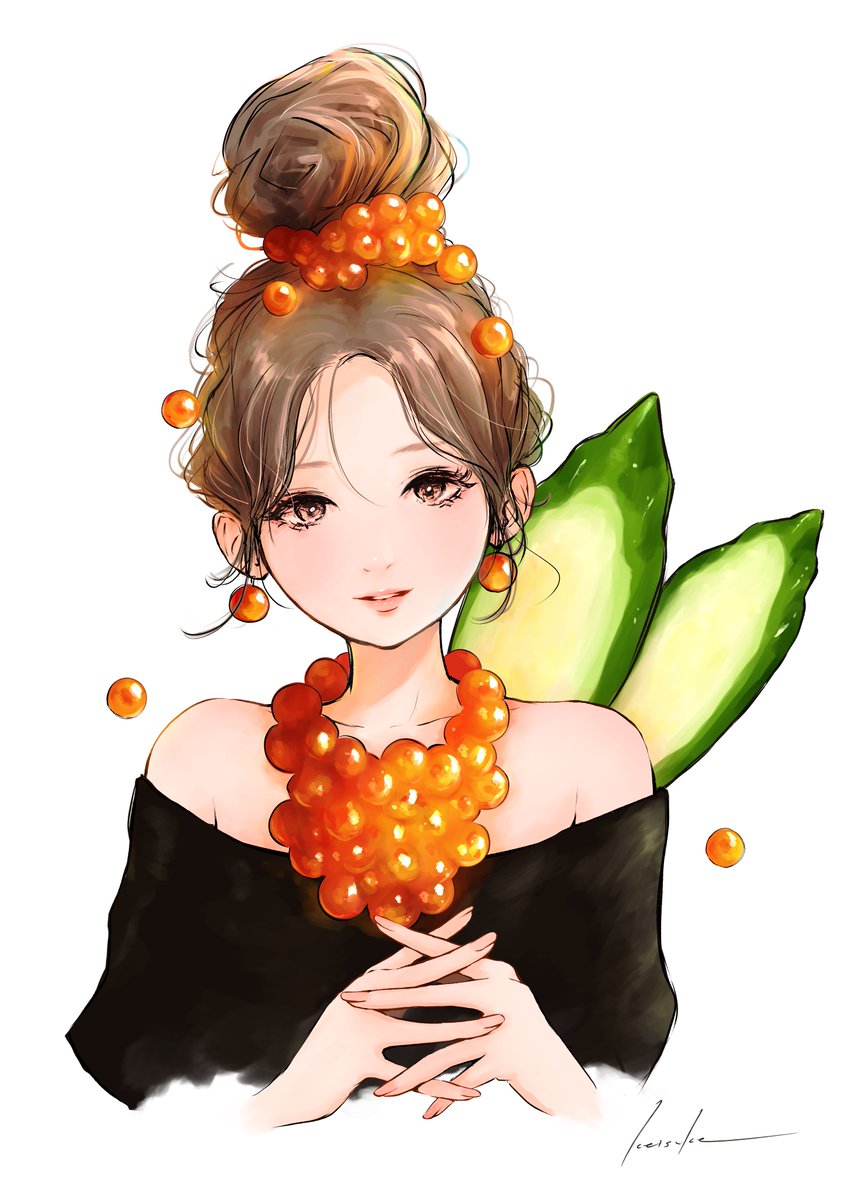 ksk_illust's tweet image. いくら嬢✨