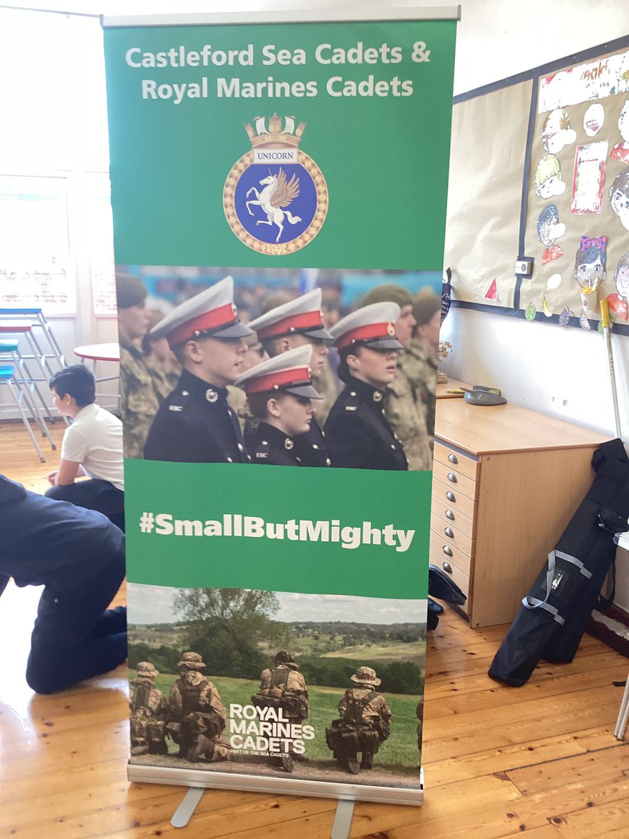 Some of us want to join the Sea Cadets. It sounds so interesting.