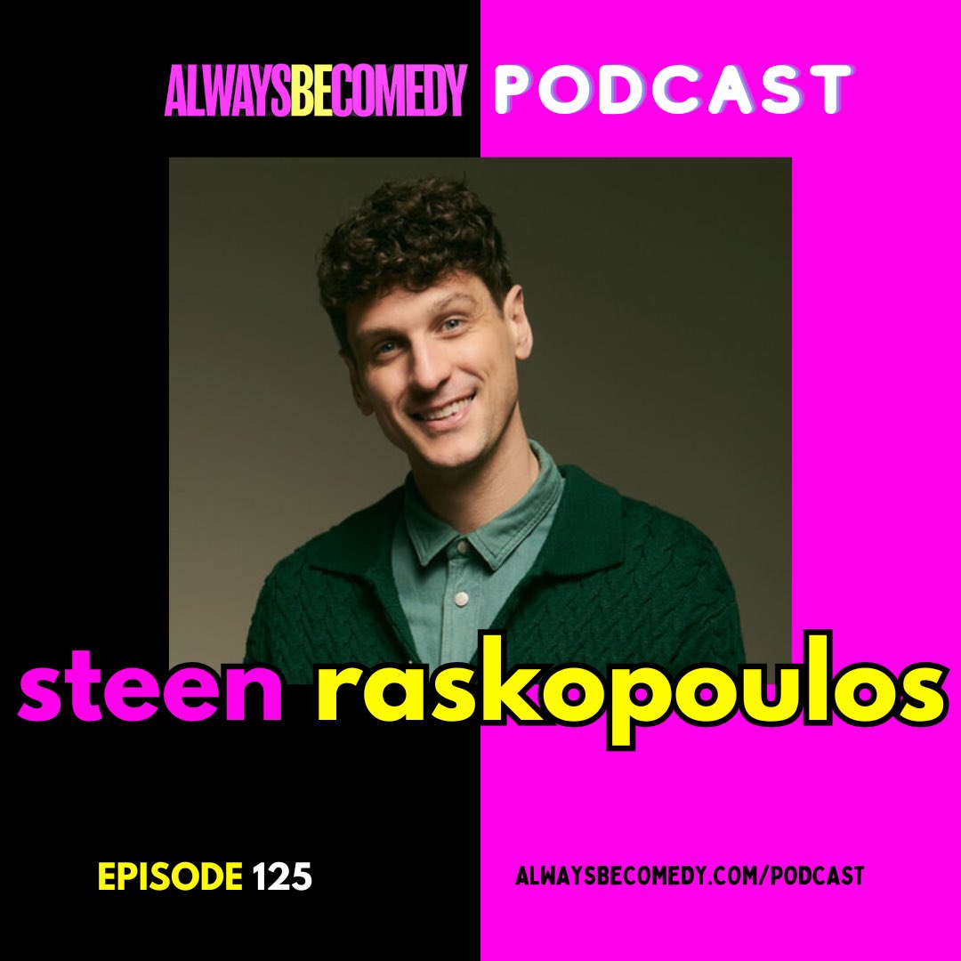 Always Be Comedy (@alwaysbecomedy) on Twitter photo Happy Steen Raskopoulos on the Always Be Comedy Podcast day! We chat the upcoming fringe shows with Graham Dickson, being in the Australian Office, touring with Conan, the difference between Australian and British comedy and so much more! Available everywhere you get podcasts Happy Steen Raskopoulos on the Always Be Comedy Podcast day! We chat the upcoming fringe shows with Graham Dickson, being in the Australian Office, touring with Conan, the difference between Australian and British comedy and so much more! Available everywhere you get podcasts