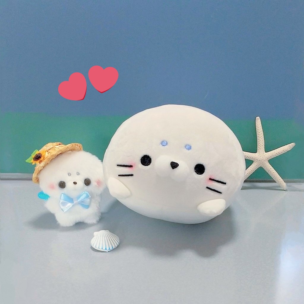 aquamarine_maqu's tweet image. あたらし🆕おともだちだよ~✨
もちふわな🤍あざらしさん🦭
連休中に見つけて
可愛くて連れて帰ってきちゃた🏗️💕
#ころころらいふ
#すくっとたっちさん
#ぬい撮り