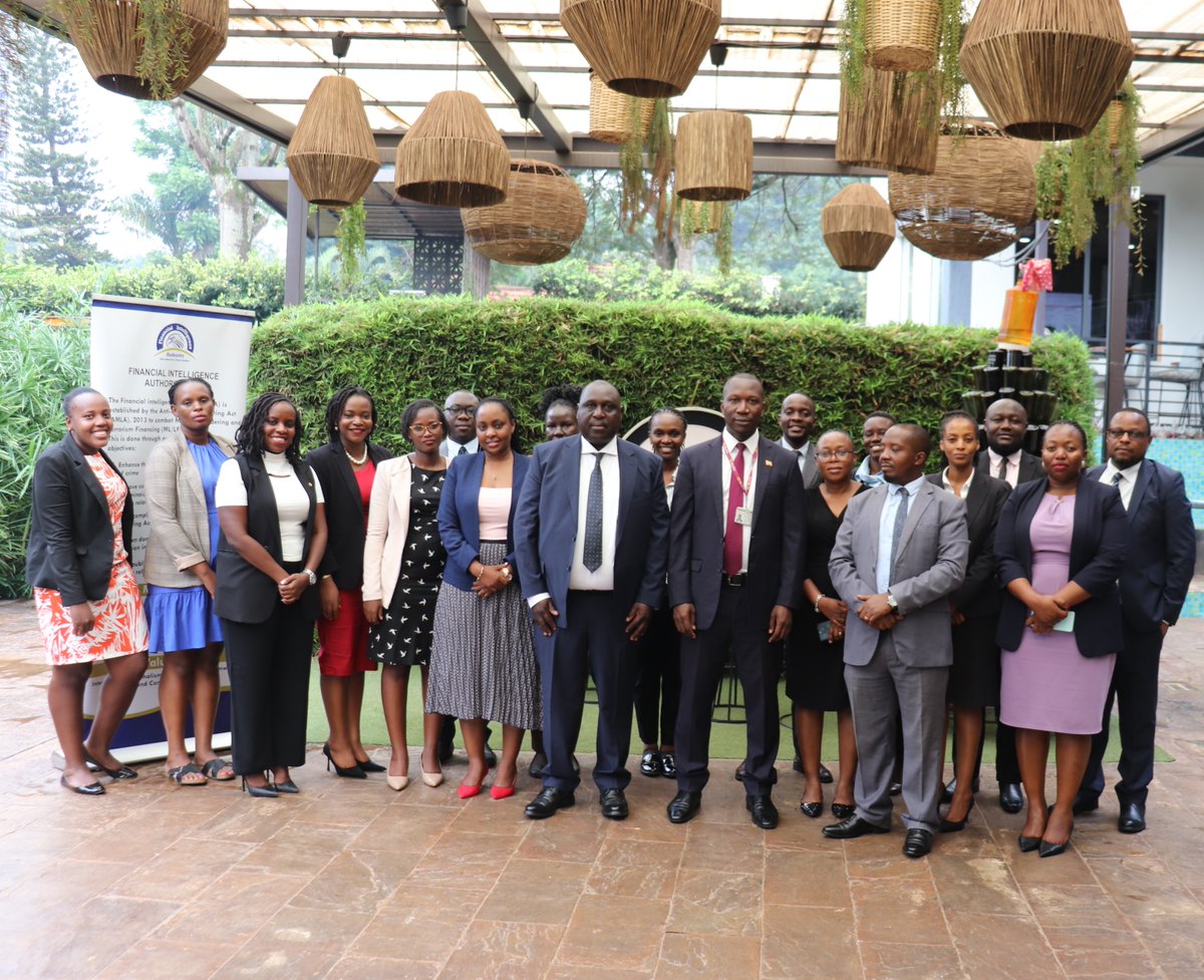 Towards effective law enforcement: Stakeholders in the Anti -Money Laundering/Countering Financing of Terrorism/Combating Proliferation Financing, in a workshop on draft Administrative Sanctions Regulation 2025 <a href="/were_wandera/">Samuel Were Wandera</a> <a href="/lmukasa/">Lazarus Mukasa</a> <a href="/mofpedU/">Ministry of Finance</a> <a href="/BOU_Official/">Bank of Uganda</a> <a href="/IraUganda/">IRA UGANDA</a> <a href="/ODPPUGANDA/">ODPPUGANDA</a>