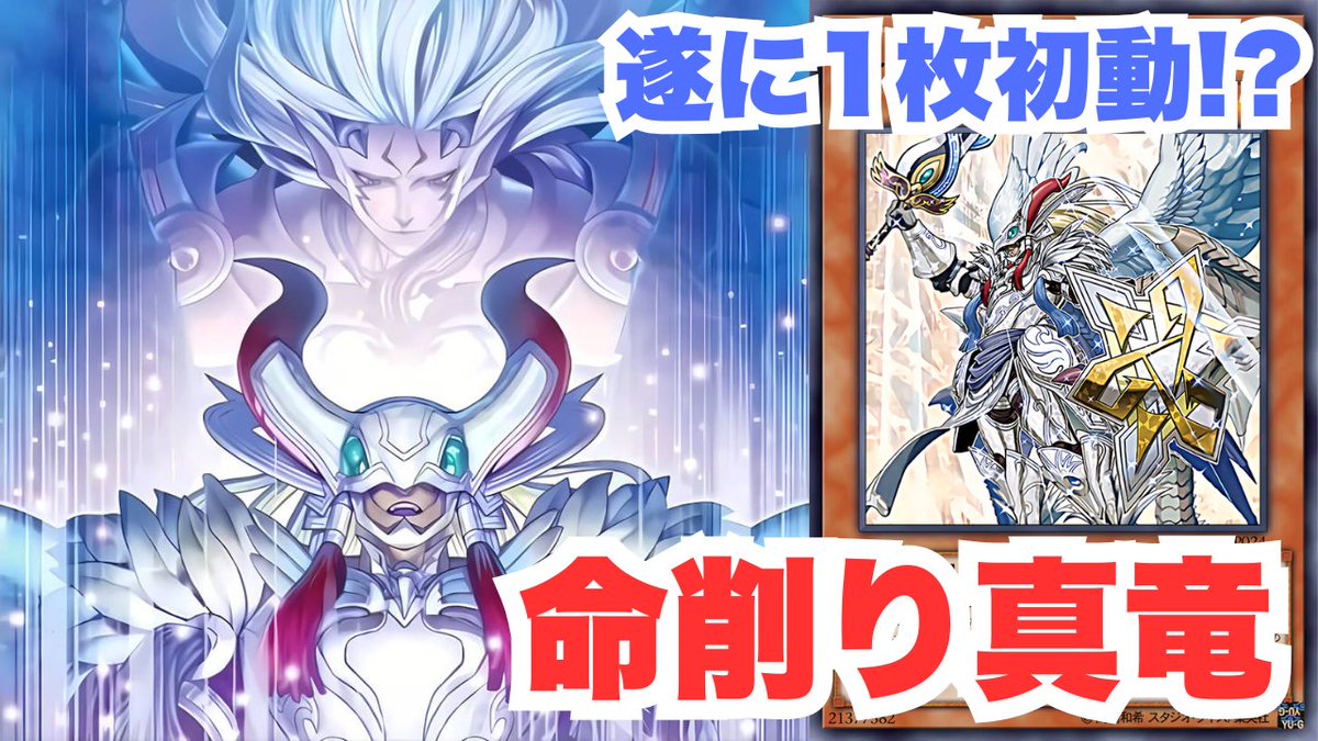 次回アップロード予定の動画です！
真竜は少し古いテーマなので、
真竜カードについても解説します。