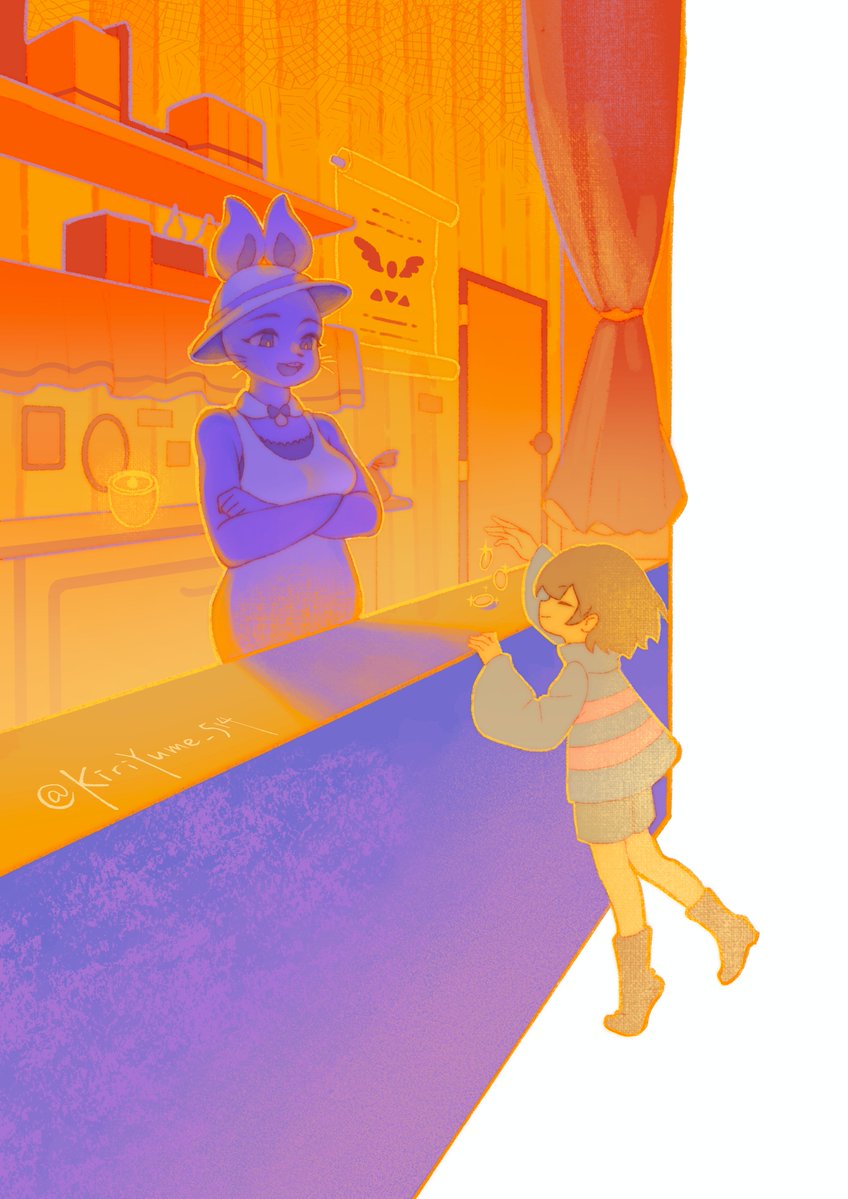 KiriYume_514's tweet image. Day 023
- Shop
#UNDERTALE
#100DayChallenge
#100日チャレンジ
