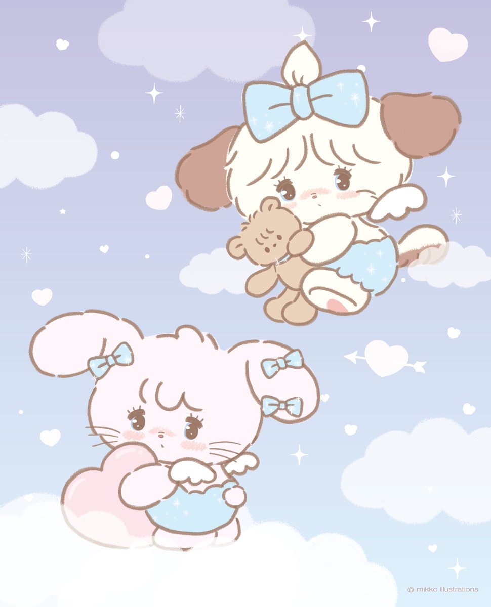 🐶スフレ｛今日はお空の上でおてつだいなの☁️🪄🪽