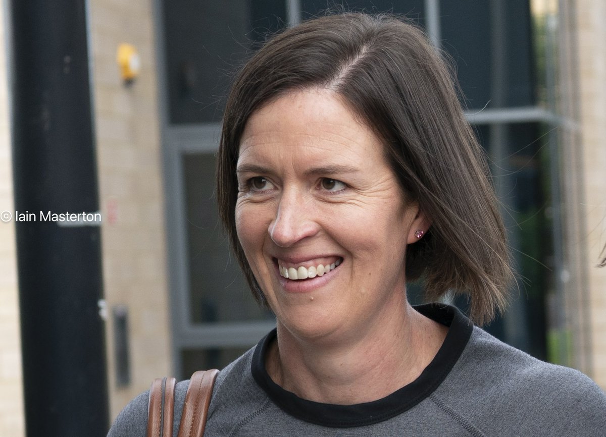 boswelltoday's tweet image. Dr Kate Searle entering the Tribunal this morning. Looking more chipper than I would in her shoes.