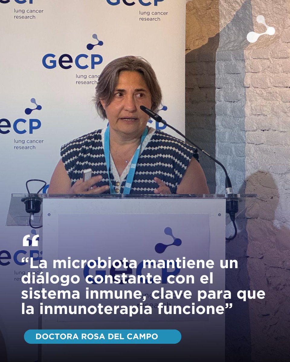 gecp_org's tweet image. 🗣️ “La microbiota dialoga con el sistema inmune, y eso puede potenciar (o bloquear) la inmunoterapia”👉 Hablamos con la Dra. Rosa del Campo sobre el estudio MIGRANT del GECP👩⚕️ Microbiota y cáncer de pulmón: una nueva vía de tratamiento
Accede aquí: gecp.org/la-microbiota-…