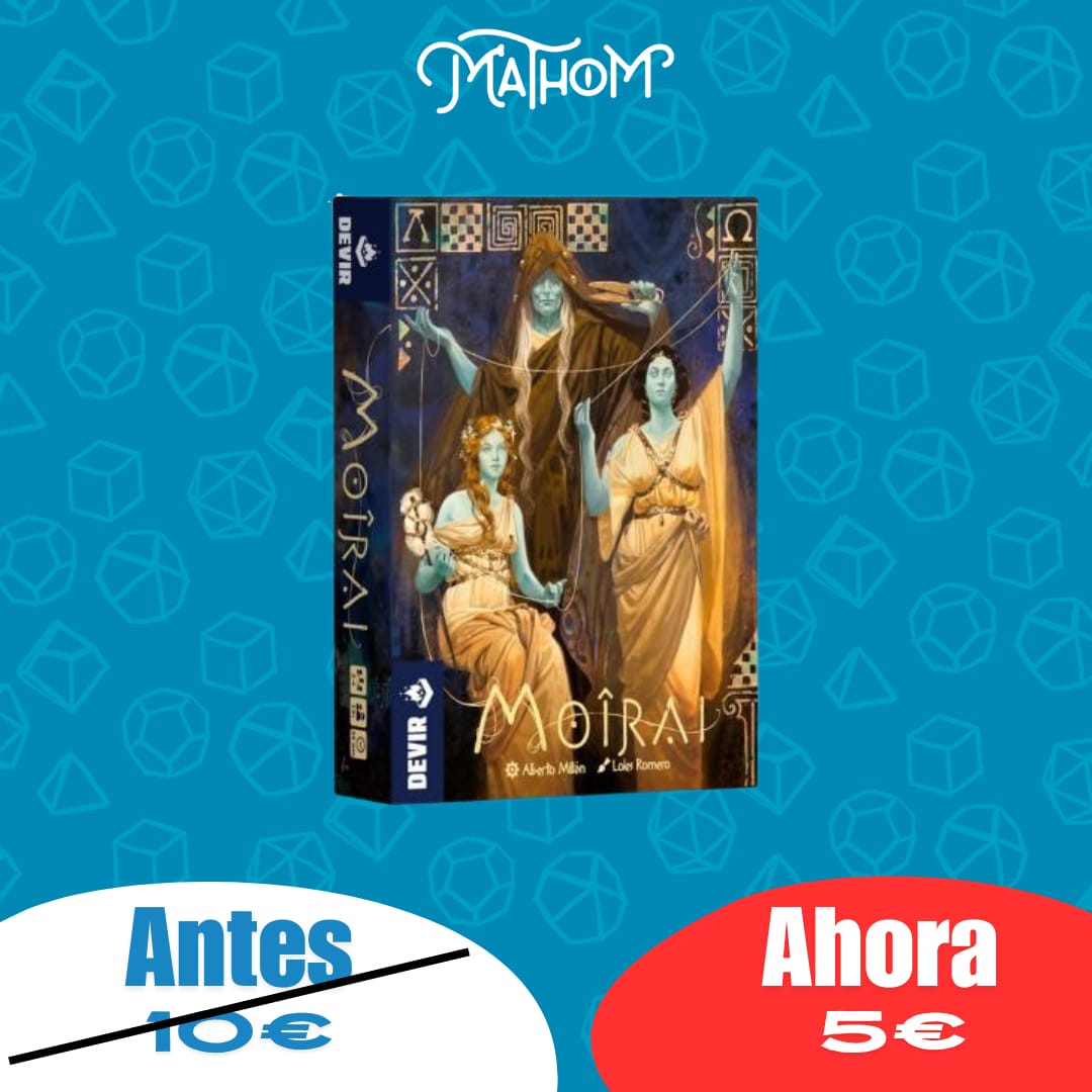 Si 10 euros ya era un super precio, lo de <a href="/MathomStore/">Mathom</a> es una locura. #Moirai <a href="/DevirIberia/">Devir Iberia</a> ¡A correr!