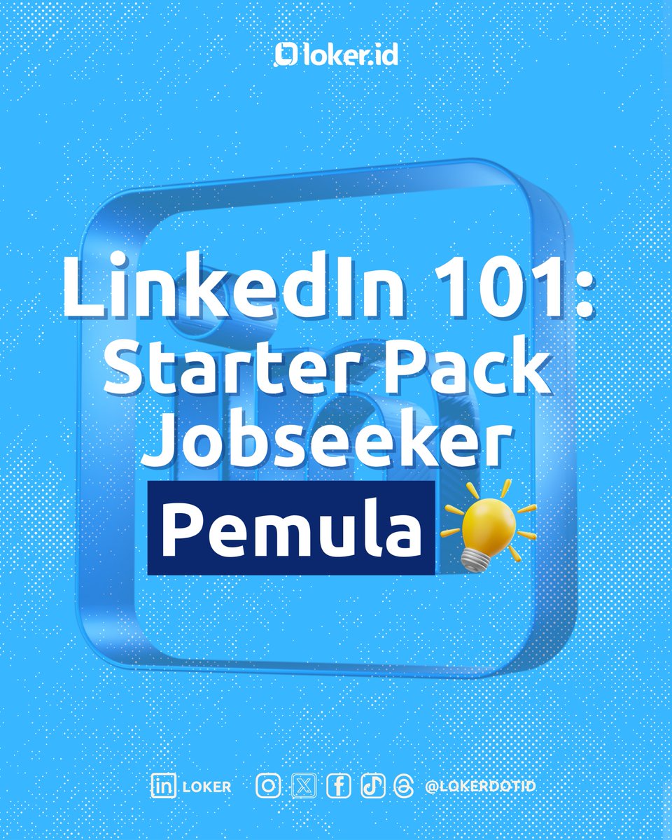 lokerdotid's tweet image. Kira-kira biar apa ya LinkedIn kita sebagai jobseeker harus keisi?

Yaa, biar recruiter gak cuma lihat lalu skip~
Kamu perlu upgrade LinkedIn, bestie!

#tipskarier #tipskerja #tipscv