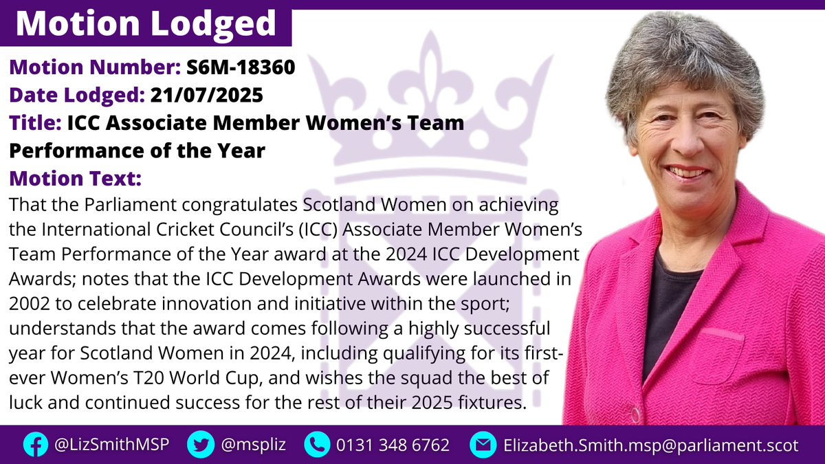 mspliz's tweet image. Congratulations @CricketScotland Women.