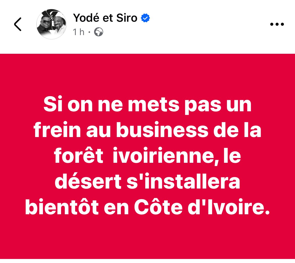 Prom_Ivoire's tweet image. Le cris de cœur de Yodé Et Siro