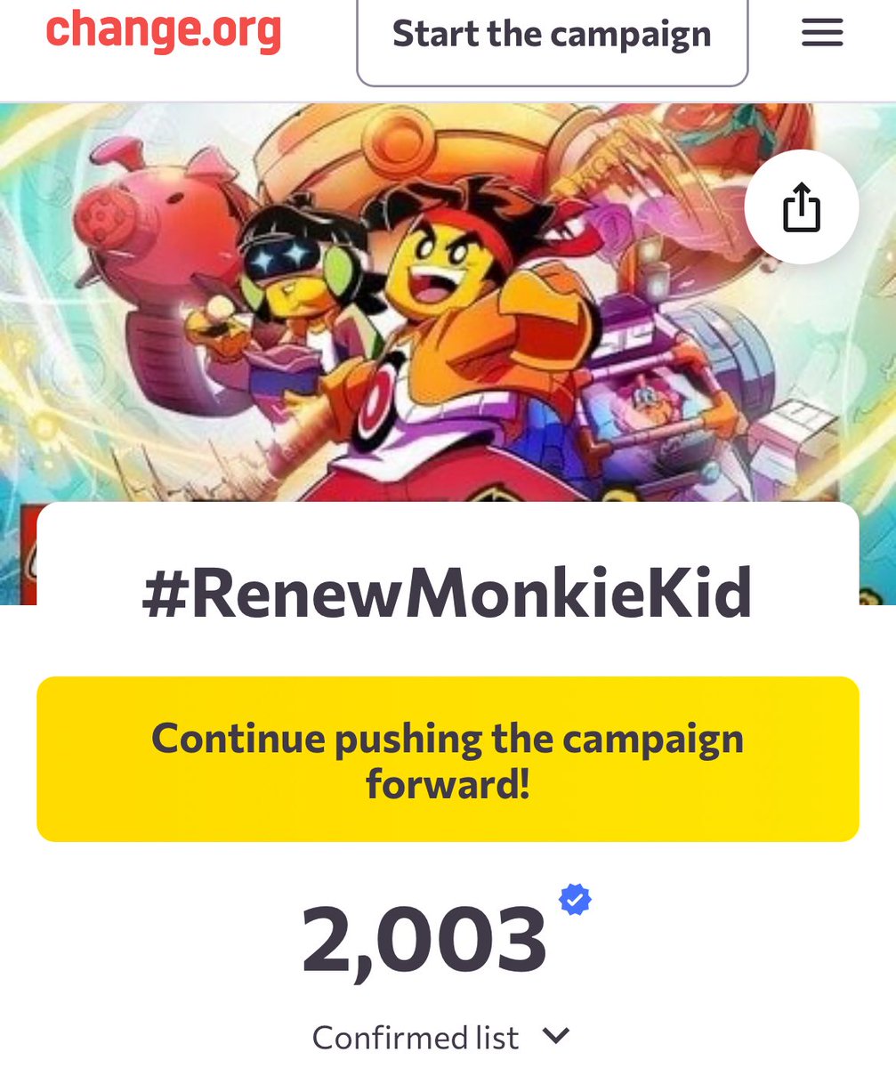 This show means everything to me. I've been a fan for 5 years, it’s my comfort show. It's got so much potential. It needs another season. We need to come together as a fandom now more than ever &amp; sign the petition!
#RenewMonkieKid #RenewLegoMonkieKid

change.org/p/renewmonkiek…
