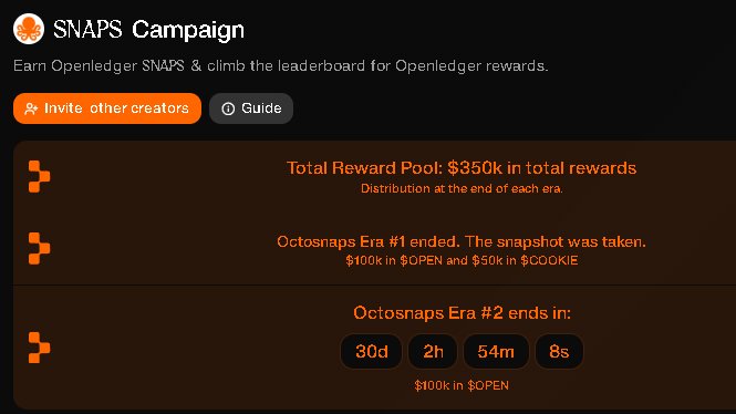 Missed Octosnaps Era 1?

Era 2 is already live now on <a href="/OpenledgerHQ/">Openledger</a>.

Here’s what you need to know:

1. Share data = earn points
2. Climb leaderboard = get rewards
3. $350K is allocated

You still have time(for now)

gOcto