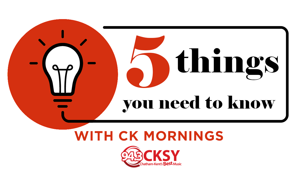 943CKSY's tweet image. 5 Things You Need to Know for Tuesday, July 22nd...
1⃣Movie @ Your Library
2⃣Blood donor clinic at @SCCHealthPlex🩸
3⃣⚾️ @ckbarnstormers hit the field vs @londonmajors
4⃣ @bluejays stay hot🔥
5⃣Relax @StarbucksCanada
943cksy.com/blogs/5-things… #ckont #CKMORNINGS