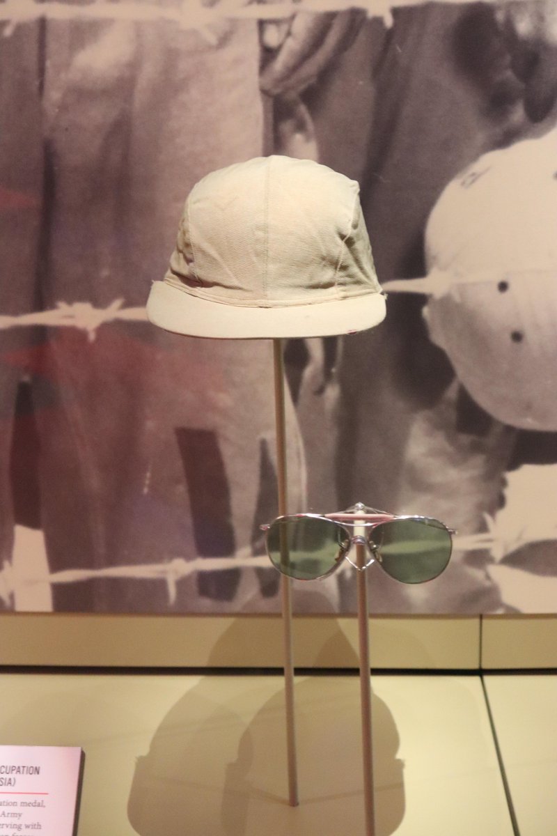 USArmyMuseum's tweet image. #DYK your favorite summer shades have @USArmy roots? In 1936, Col. John A. Macready teamed up with Bausch & Lomb to create anti-glare “flying sunglasses” for pilots—later known as Ray-Bans. See #WWII originals in the Global War Gallery: thenmusa.org/exhibit/global…