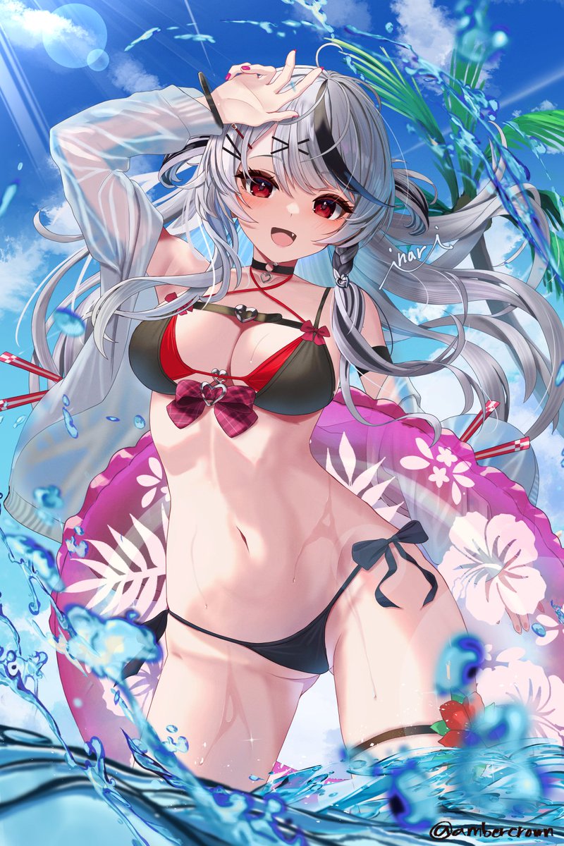 ambercrown's tweet image. こちら再予約開始しました!この機会にぜひ~
コミケにも少量ですが持ち込みます!
【ホロクル9th】水着沙花叉クロヱB2タペストリー
melonbooks.co.jp/detail/detail.…