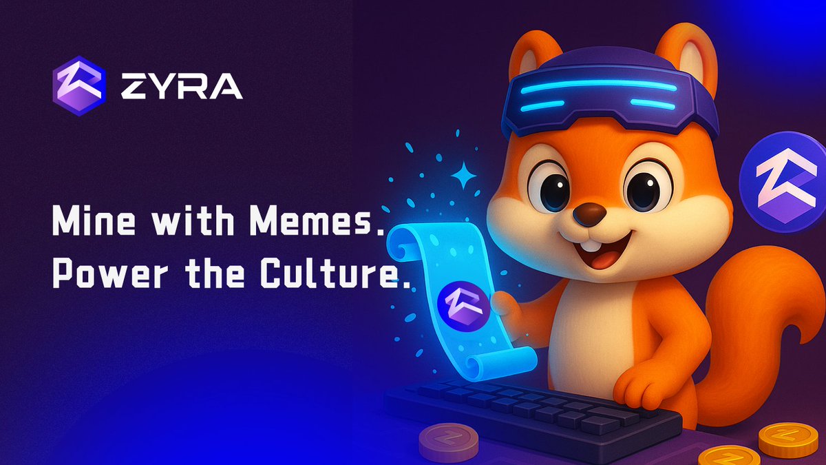 ZK_ZYRA's tweet image. To all meme creators:
The time is now. Join Zyra and start a mining journey that’s more open, more equal, more fun.
Fuel ZK Mining with your memes and co-create the most vibrant social culture in Web3!
#Zyra #Meme #ZK #DAO #Social